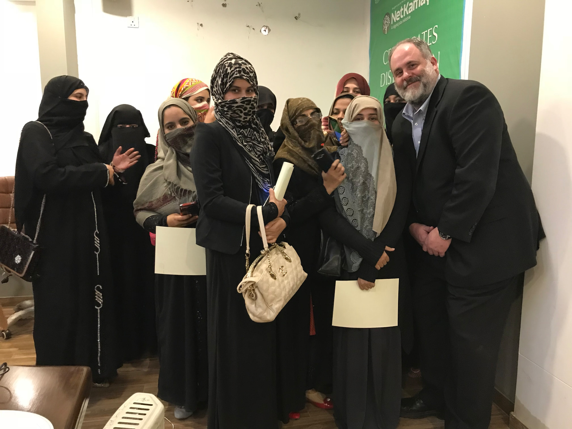 Women program graduates in Peshawar, Pakistan